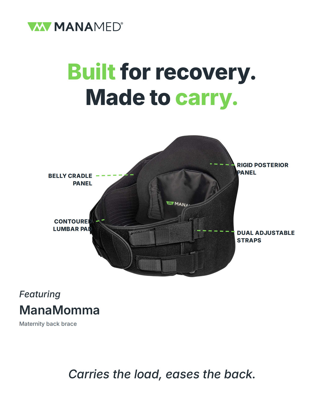 ManaMomma Back Brace