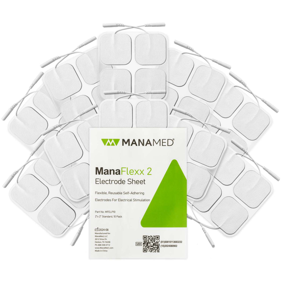 ManaFlexx 2 Electrode Sheet, 10 Pack