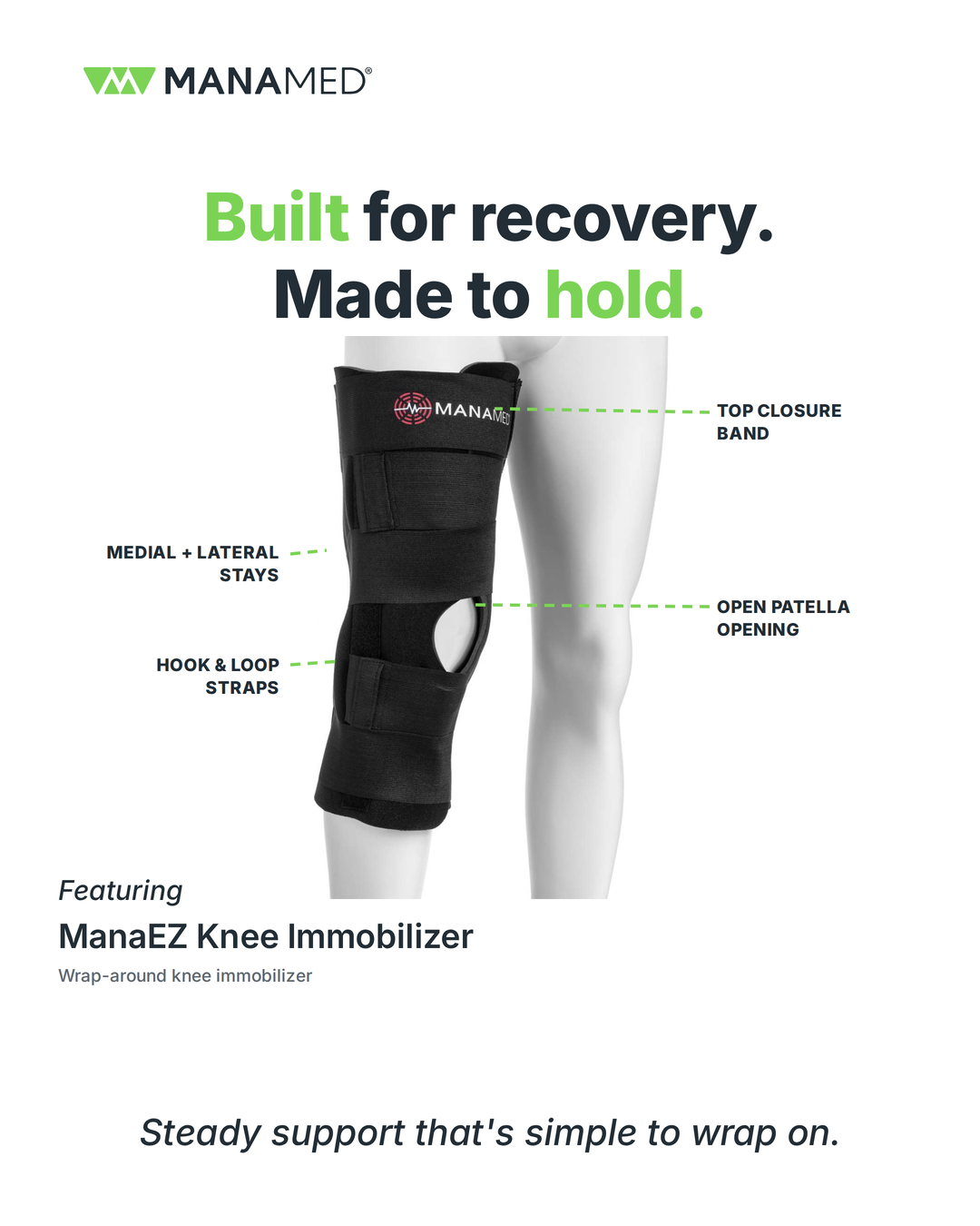 ManaEZ Knee Immobilizer